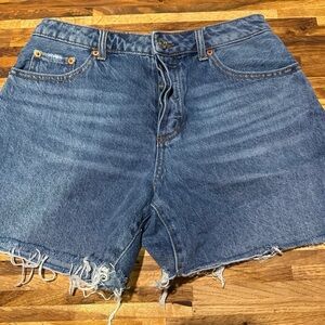House of Harlow 1960 Shorts Womens Size 26 High Rise Mom Midi Denim Classic